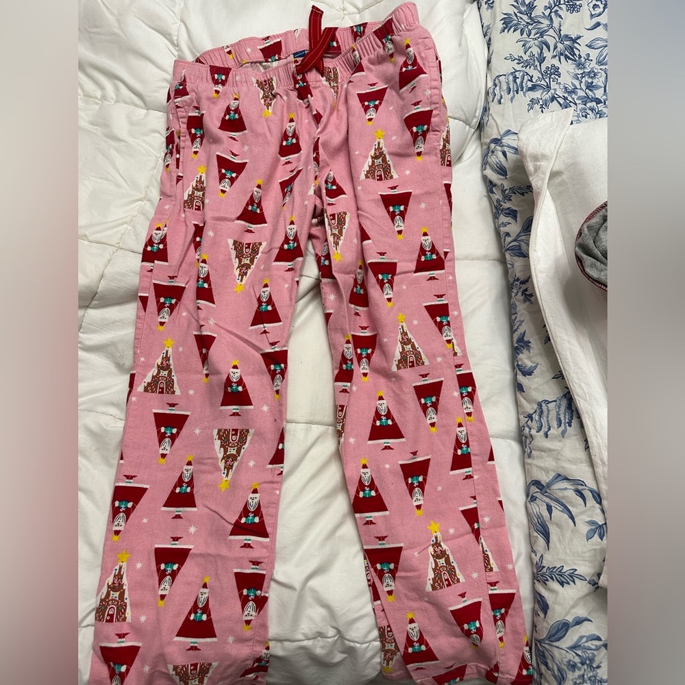 Pink Christmas PJ pants